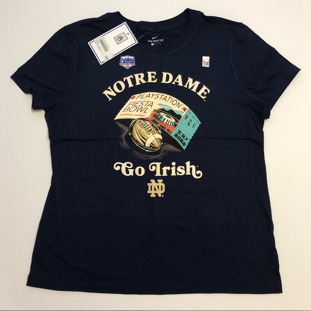 Nike | Notre Dame 2022 PlayStation Fiesta Bowl tee M